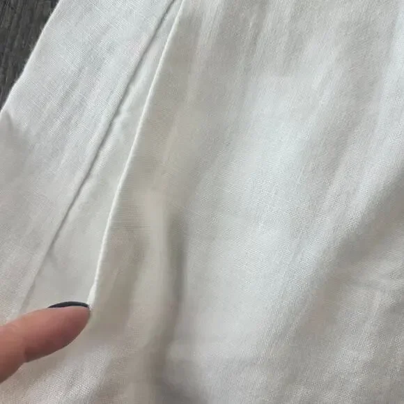 Madewell Mini Shift Dress in Linen Size M NWT - Picture 6 of 9